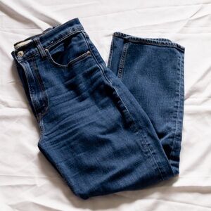 Abercrombie & Fitch Dark Blue Straight Leg Jeans